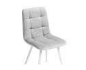 Стул на металлокаркасе Чилли К светло-серый velutto 52 / белый в Кургане