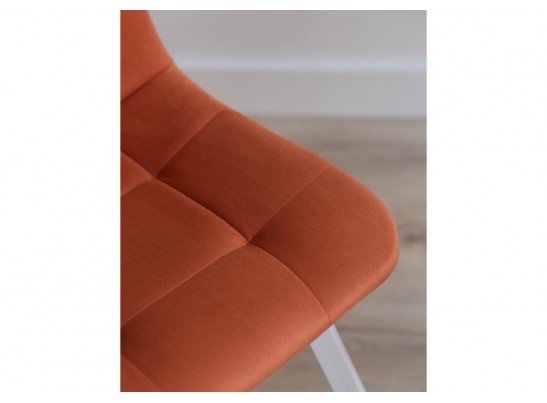 Стул на металлокаркасе Чилли терракотовый / белый в Кургане