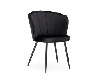 Стул на металлокаркасе Coral black