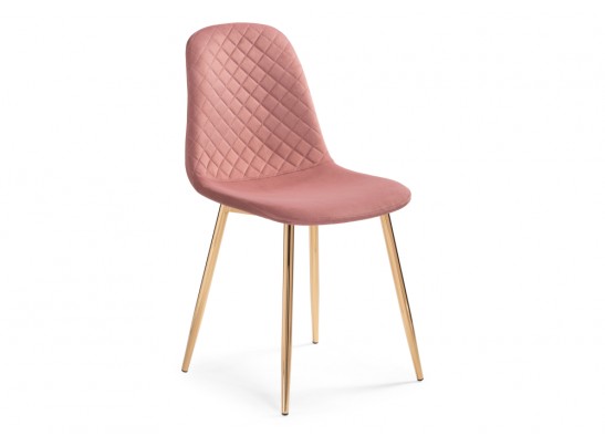 Стул на металлокаркасе Dabl pink / gold в Кургане