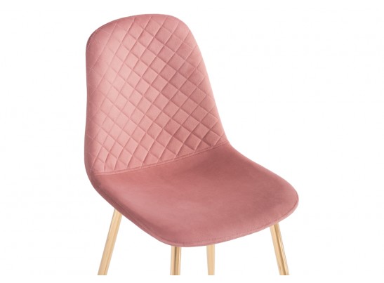 Стул на металлокаркасе Dabl pink / gold в Кургане