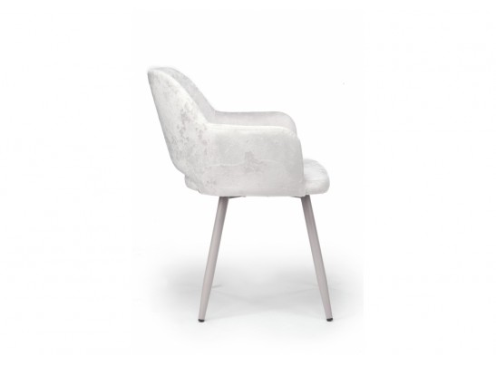 Стул на металлокаркасе Эолин светло-бежевый (simple 011) / серый в Кургане