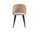 Стул на металлокаркасе Gabi 1 dark beige / black в Кургане