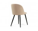 Стул на металлокаркасе Gabi 1 dark beige / black в Кургане