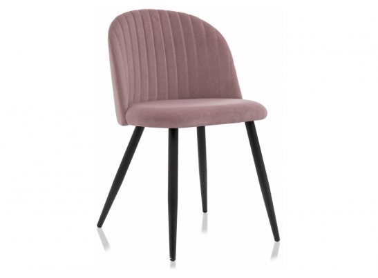 Стул на металлокаркасе Gabi 1 light purple / black в Кургане
