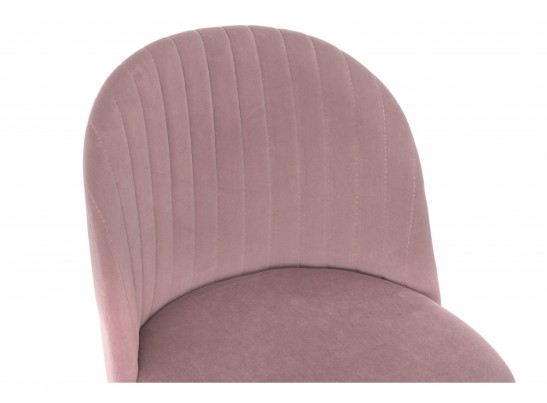 Стул на металлокаркасе Gabi 1 light purple / black в Кургане