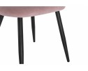 Стул на металлокаркасе Gabi 1 light purple / black в Кургане
