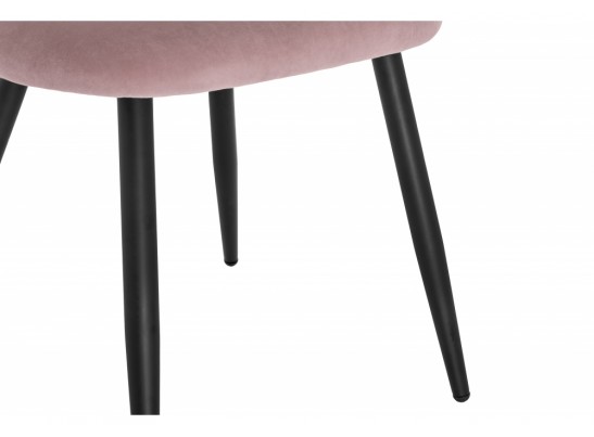 Стул на металлокаркасе Gabi 1 light purple / black в Кургане