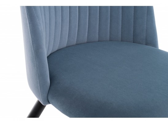 Стул на металлокаркасе Gabi blue / black в Кургане