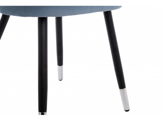 Стул на металлокаркасе Gabi blue / black в Кургане