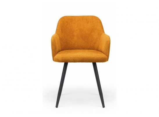 Стул на металлокаркасе Инфини 360 терракота (ocean 015) / черный в Кургане