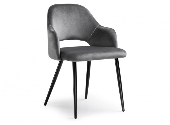 Стул на металлокаркасе Konor dark gray в Кургане