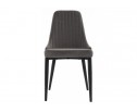 Стул на металлокаркасе Kora dark gray / black в Кургане