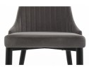 Стул на металлокаркасе Kora dark gray / black в Кургане