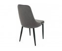 Стул на металлокаркасе Kora dark gray / black в Кургане
