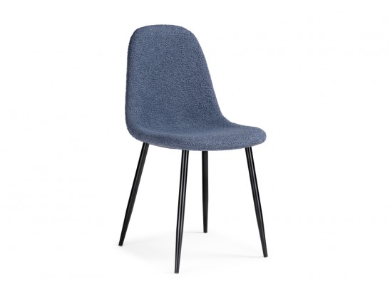 Стул на металлокаркасе Lilu dark blue / black в Кургане