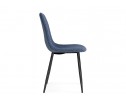 Стул на металлокаркасе Lilu dark blue / black в Кургане