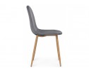 Стул на металлокаркасе Lilu dark grey / wood в Кургане