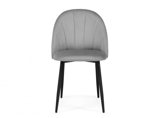 Стул на металлокаркасе Логан светло-серый / черный в Кургане