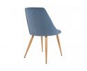 Стул на металлокаркасе Morgan blue / wood в Кургане