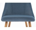 Стул на металлокаркасе Morgan blue / wood в Кургане