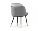 Стул на металлокаркасе Penelopa dark gray / light gray / black / gold в Кургане