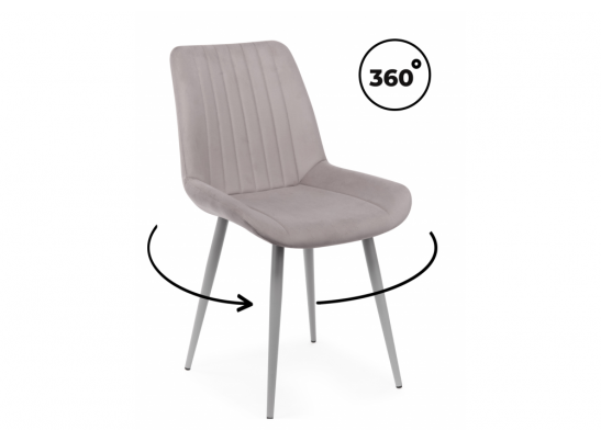 Стул на металлокаркасе Седа 360 латте (zd 290) / серый в Кургане
