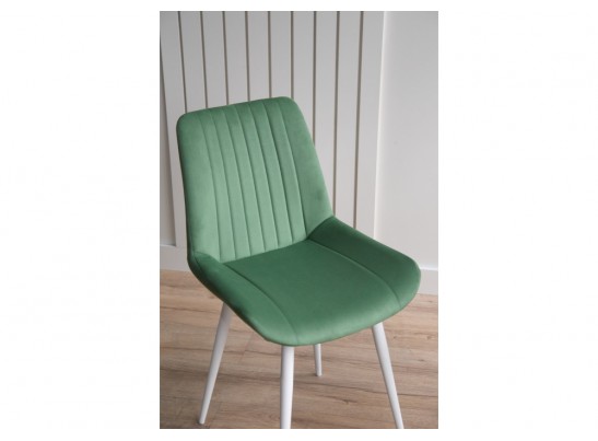 Стул на металлокаркасе Седа фисташковый (zd 651) / белый