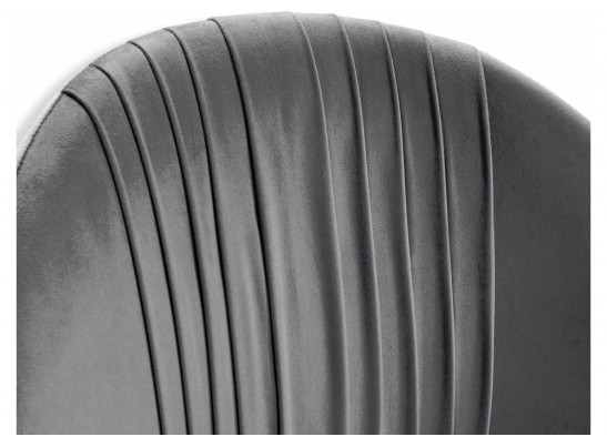 Стул на металлокаркасе SHT-ST35-1/S100 угольно-серый / хром лак в Кургане