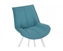Стул на металлокаркасе Тува бирюзовый / белый в Кургане
