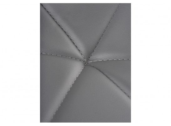 Стул на металлокаркасе Вальд экокожа серый / серый глянец в Кургане