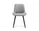 Стул на металлокаркасе Вейв светло-серый (hl 63) / 10К черный каркас в Кургане