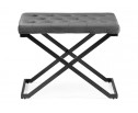 Табурет German dark grey / black в Кургане