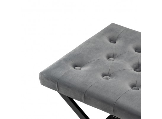 Табурет German dark grey / black в Кургане