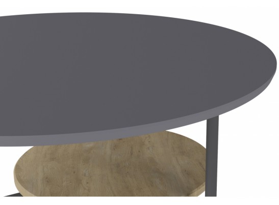 Журнальный стол Калифорния Марио Графит/дуб сонома в Кургане