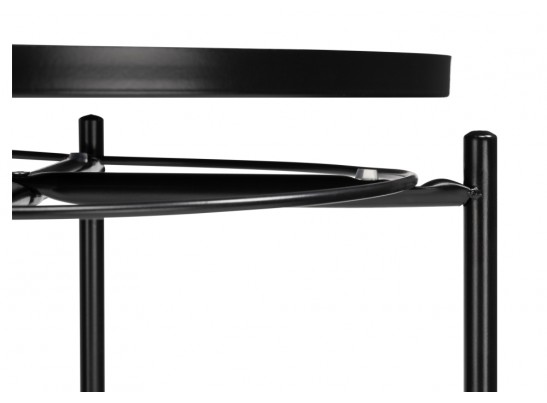 Журнальный столик-поднос Tray 1 46х52 black в Кургане