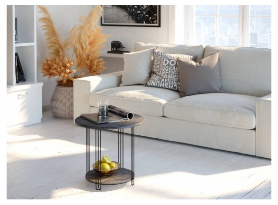 Кофейный столик SHT-CT32 мокрый асфальт / черный муар в Кургане