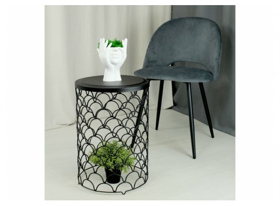 Журнальный столик SHT-CT24-1 черный муар в Кургане