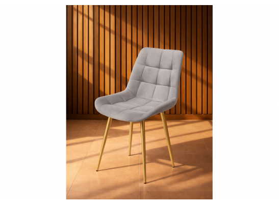 Стул на металлокаркасе Челси 360 К латте (zd 290) / золотой в Кургане