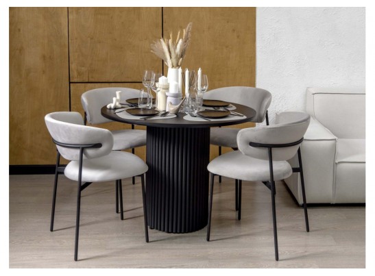 Стол Барел 110 черный / черный в Кургане