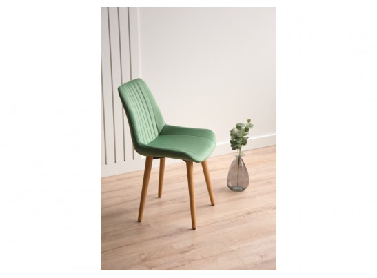 Деревянный стул Седа фисташковый (zd 651) / светлое дерево в Кургане