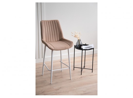 Полубарный стул Седа 360 бежевый (zd 210) / белый в Кургане