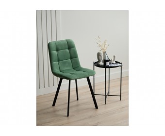 Стул на металлокаркасе Чилли фисташковый / черный