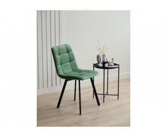 Стул на металлокаркасе Чилли фисташковый / черный