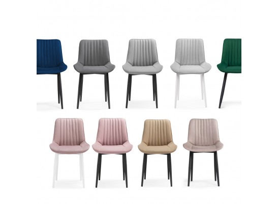 Комплект стульев Вейв 4 шт латте / черный в Кургане