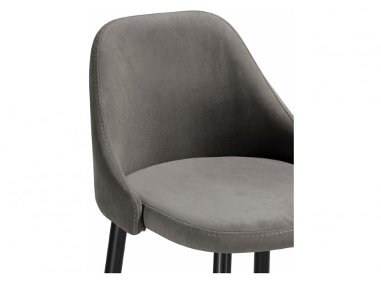 Барный стул Джама темно-серый / черный матовый в Кургане