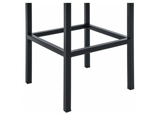 Барный стул Лофт кожзам d1 / черный матовый в Кургане