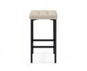 Барный стул Лофт ткань канди крем / черный матовый в Кургане
