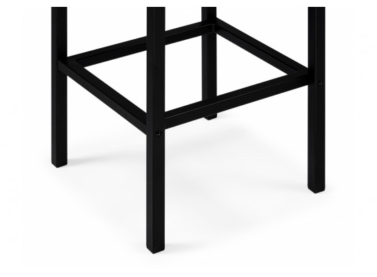 Барный стул Лофт ткань канди крем / черный матовый в Кургане