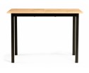 Деревянный стол Аркон 110(130)х68х75 дуб вотан / черный в Кургане